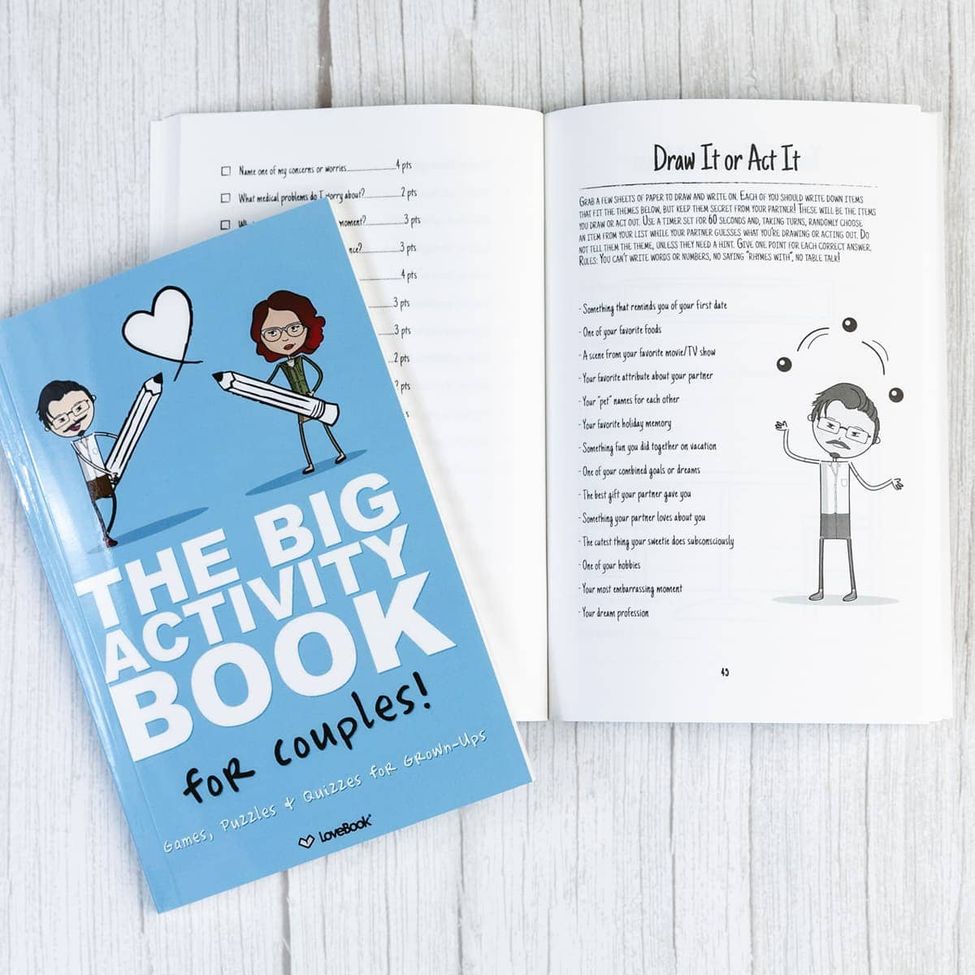 The Big Activity Book For Couples: Games, Puzzles & Quizzes