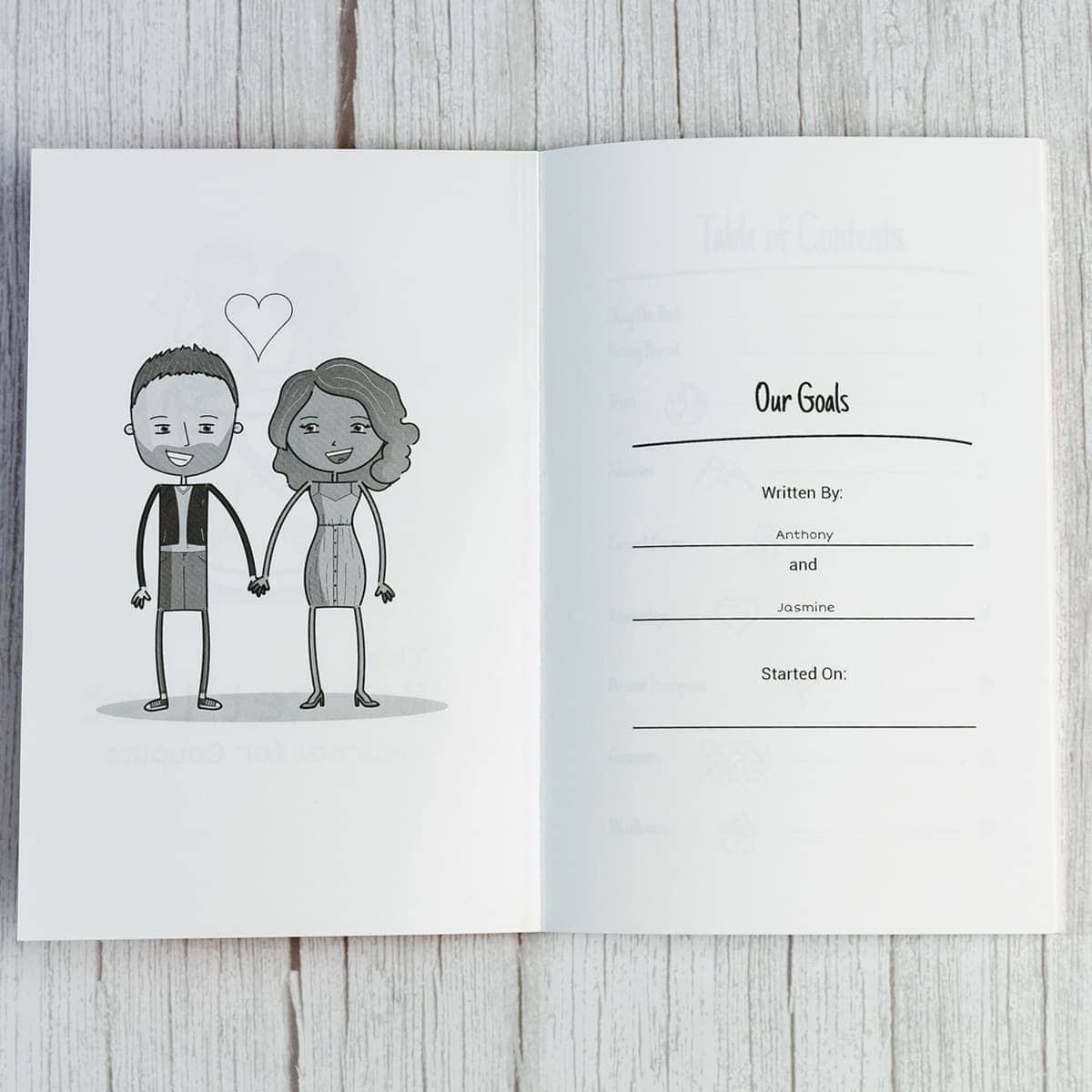 Buy the new bucket list book for couples “Snapshots of Our Life