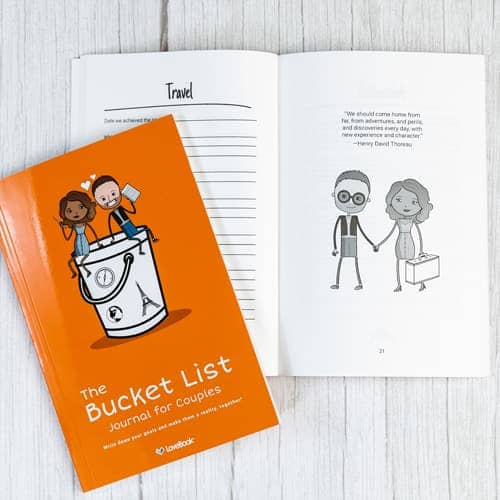 The Bucket List Journal For Couples | LoveBook